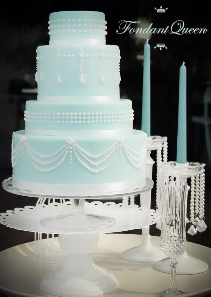 Tiffany Co 蛋糕 饼干 翻糖 纸杯 甜点 美食 婚礼