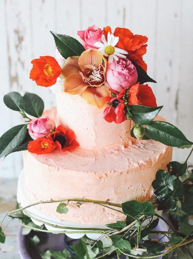 热带风情婚礼蛋糕,结婚蛋糕图片