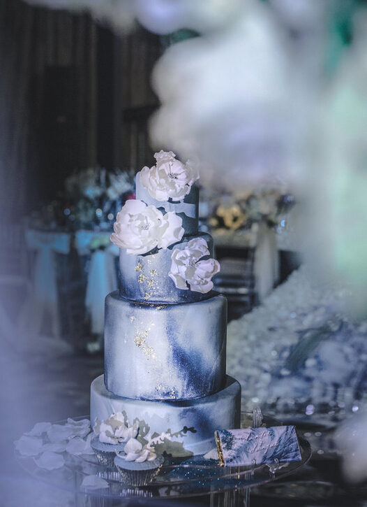浪漫婚礼蛋糕,婚礼蛋糕图片,婚礼紫色蛋糕图片大全