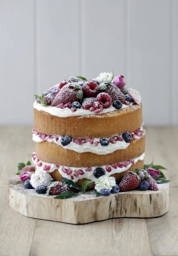 欧美 裸蛋糕 婚礼 水果 甜点