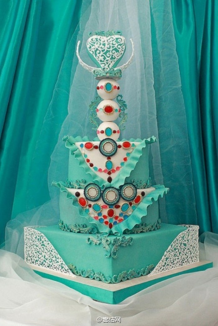 有个性的婚礼不能没有一款个性的蛋糕