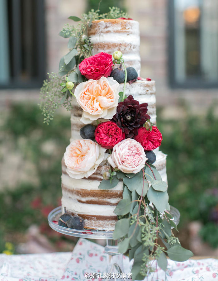 创意婚礼蛋糕——裸蛋糕
