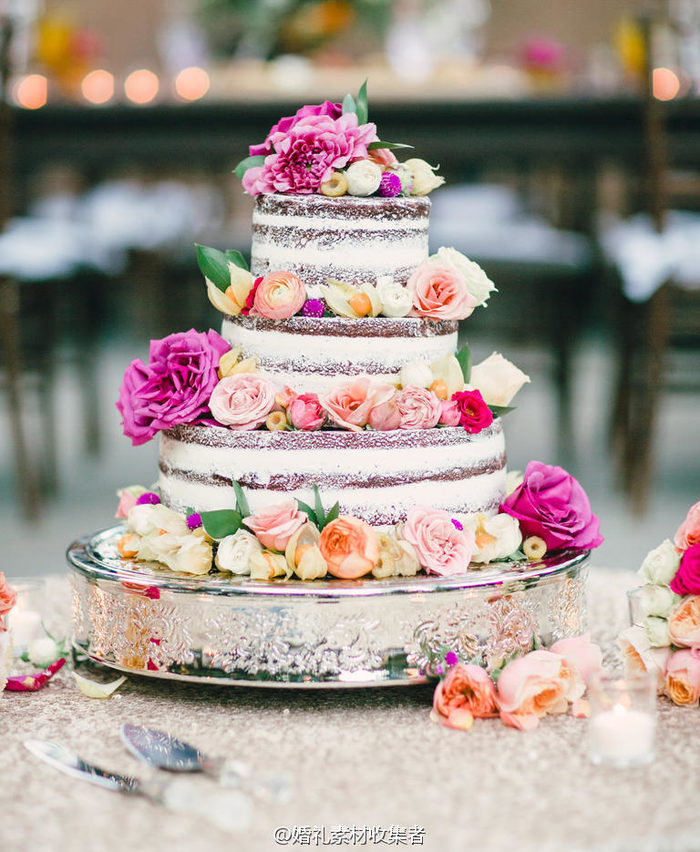 创意婚礼蛋糕——裸蛋糕