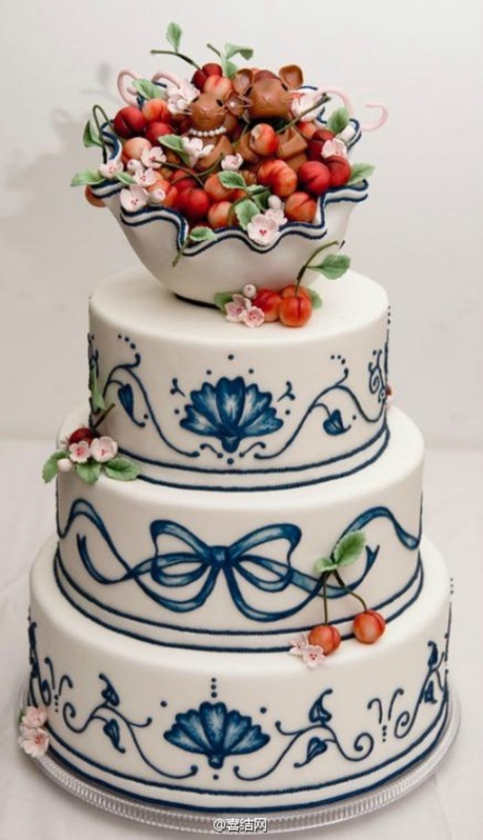 有个性的婚礼不能没有一款个性的蛋糕