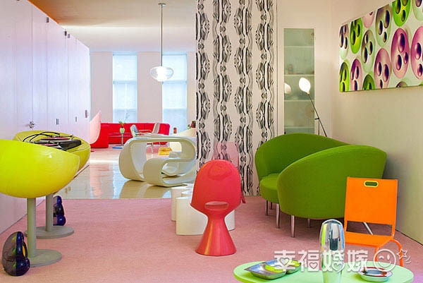属于我们的缤纷世界 多彩室内布置
