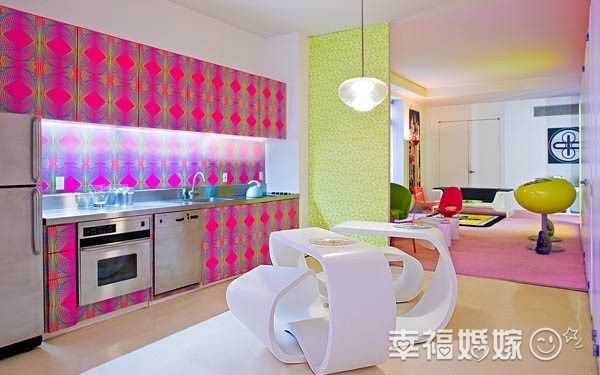 属于我们的缤纷世界 多彩室内布置