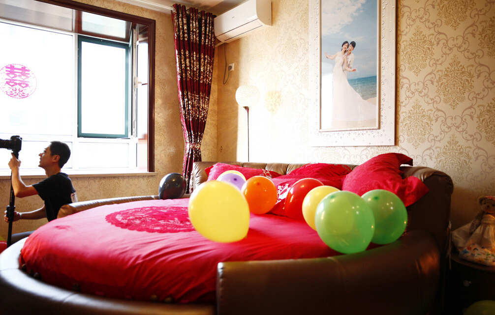 婚房布置效果图,中式婚房布置图片