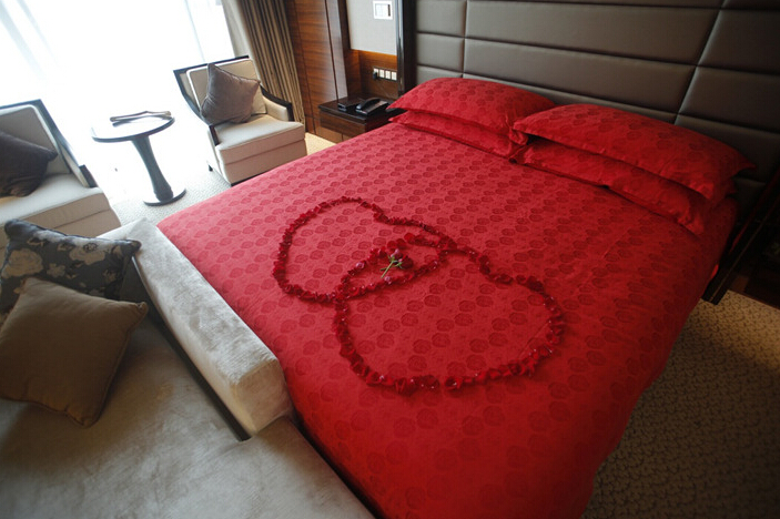 中式婚房装饰,酒店婚房布置图片