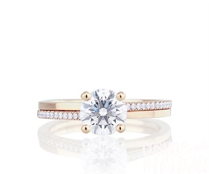 7款玫瑰金婚戒 只为优雅而生(2)