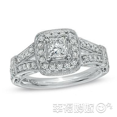 方形元素婚戒 戒指也要刮起复古风