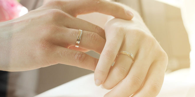 结婚戒指戴在无名指的2种说法