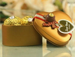 婚礼筹备中8款璀璨金色的结婚喜糖盒