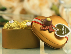璀璨金色喜糖盒铁盒可爱时尚个性婚礼喜糖盒