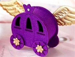 装满幸福和浪漫 紫色喜糖盒