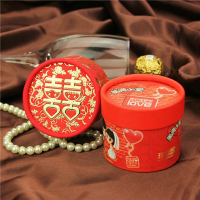 结婚喜糖盒,中式喜糖盒,红色喜糖盒