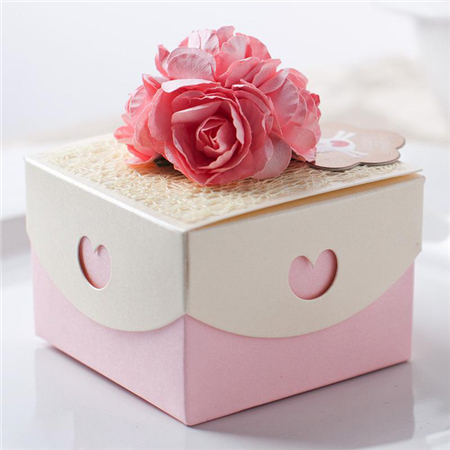 粉色系喜糖盒,浪漫喜糖盒,婚礼喜糖盒