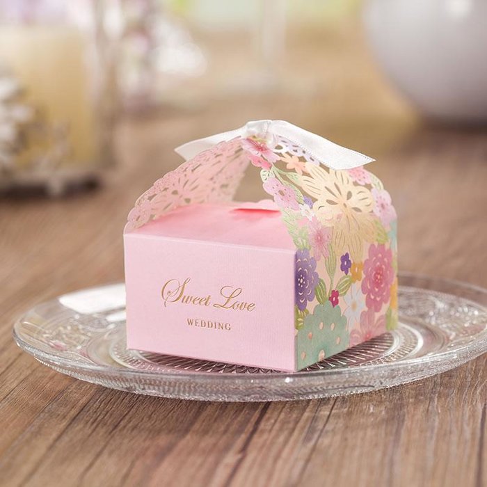 喜的良品 喜糖盒子 韩式创意结婚婚礼糖果盒婚庆用品纸盒 CB5031