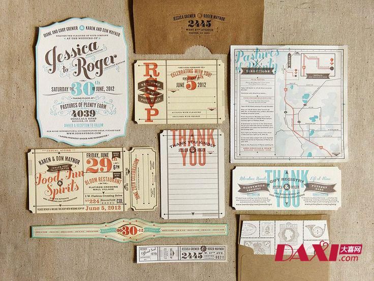 创意个性的婚礼请柬推荐 为你定制专属你的婚礼请柬