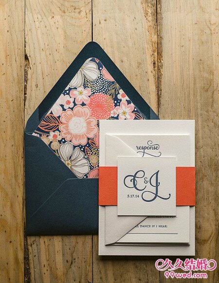 最新创意婚礼喜帖