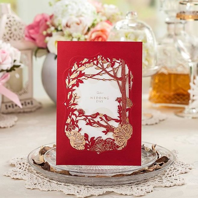 结婚请帖图片,中式请帖,婚礼请柬样式