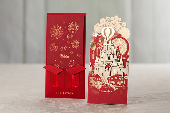 结婚请帖图片,中式请帖,婚礼请柬样式