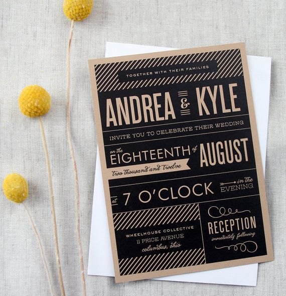 黑色婚礼请柬,婚礼请柬样式