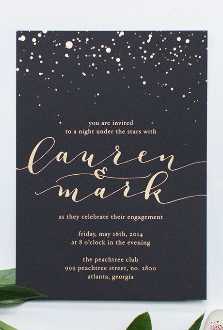 黑色婚礼请柬,婚礼请柬样式