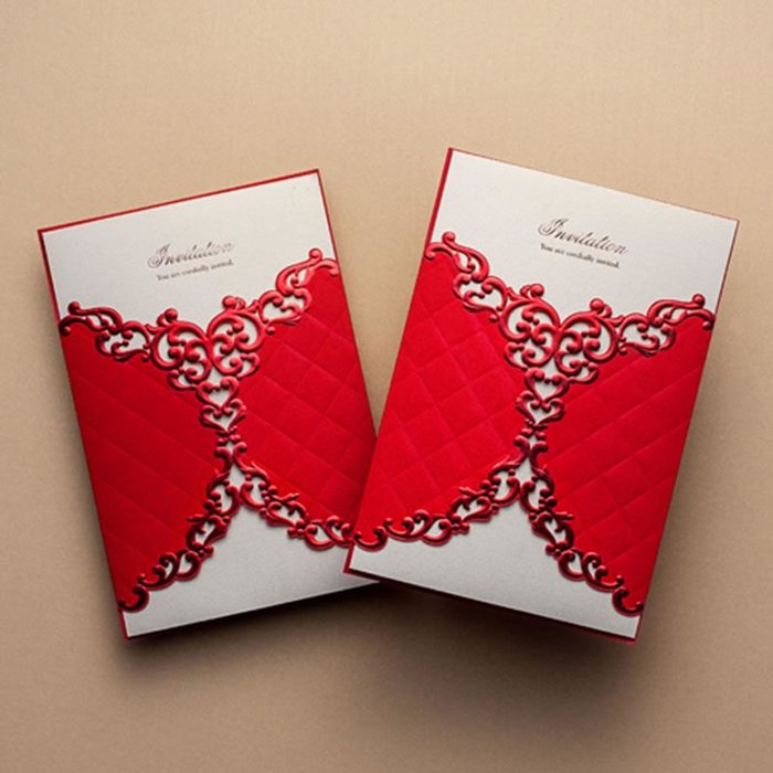 喜的良品 请帖结婚创意2015婚礼喜帖请柬婚庆用品邀请函CW055