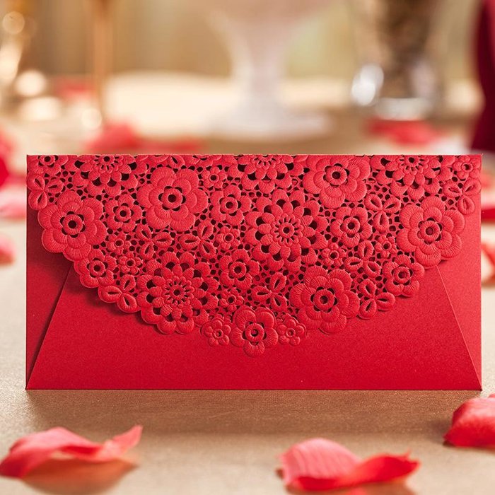 唯思美 结婚 创意2015高档中式婚庆大利是封婚礼红包