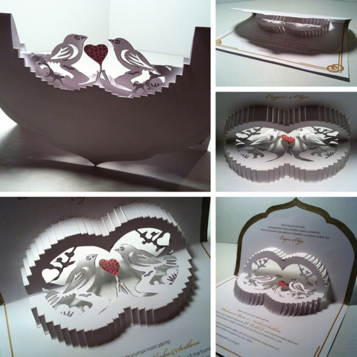 美国设计师Olga CuzuiocSinchevici 的请柬作品——又一个秀刀工的...此公作品恒河沙数，有兴趣的可以点击链接进他的主页细细欣赏（我已经预料到大家的问题了，我也不知道这样高成本的请柬能做几个、怎么大批量派送~