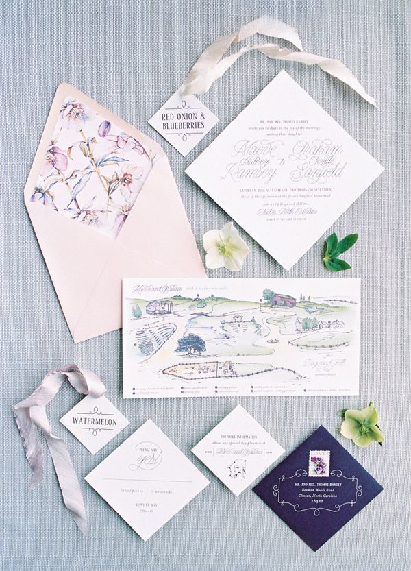 紫色婚礼请柬,婚礼请柬图片