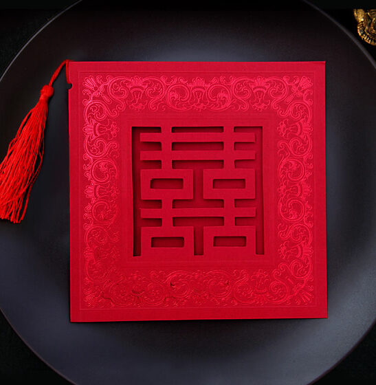 中式结婚请柬,中国风结婚请帖图片,中国风结婚请帖