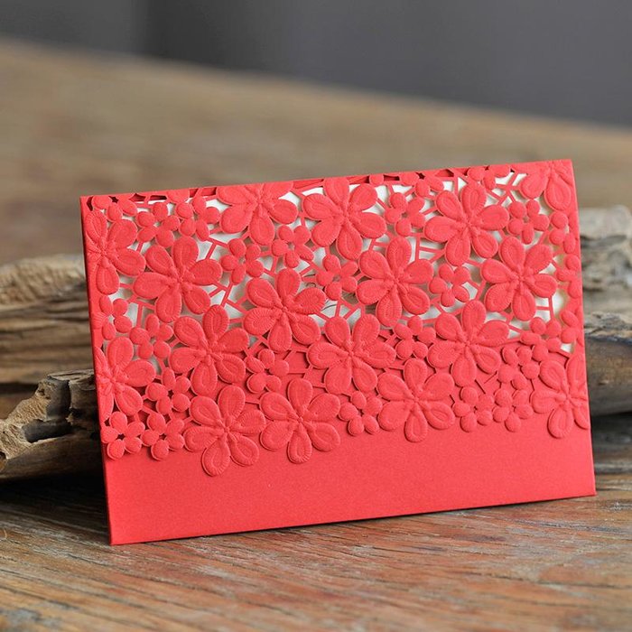 喜的良品 结婚创意请帖 婚礼喜帖请柬韩式定制 个性请贴XD31