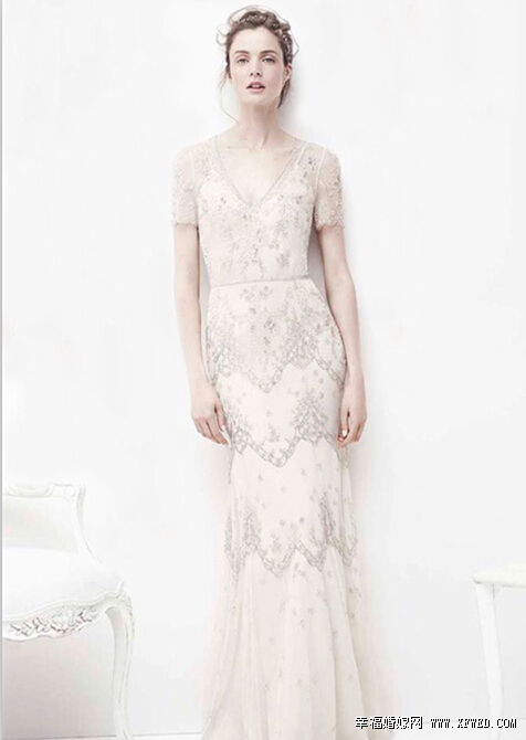 Jenny Packham 2015春夏婚纱礼服 打造简约式优雅新娘