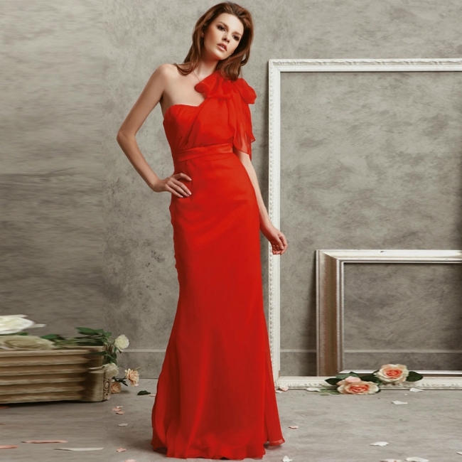 红色婚纱礼服图片,红色婚纱礼服
