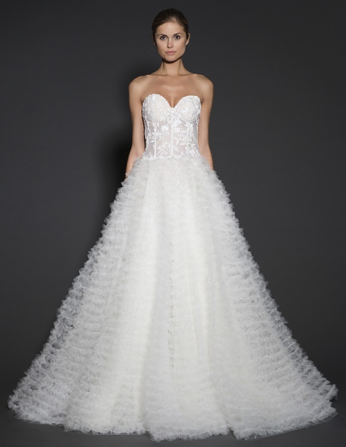 v领婚纱,心形领婚纱,桃心领婚纱