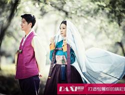 唯美气质传统韩服婚纱照演绎伉俪情深婚纱摄影