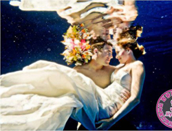 创意个性婚纱摄影风靡欧美的另类婚纱照