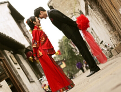 复古回忆中国新娘个性婚纱摄影