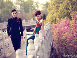 复古绝代风华游玩杭州西湖公园婚纱摄影分享