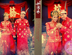 中式复古婚纱摄影中国风主题喜庆婚纱照