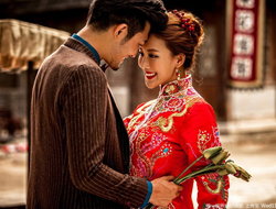 中式风情时尚创意典雅结婚照片浪漫婚纱摄影