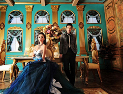 帝王之城奢华贵族宫廷婚纱摄影照片