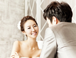 幸福纪《星空》浪漫韩式室内婚纱照典雅气质新娘