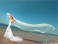 我们的海边婚礼浪漫甜蜜婚纱照