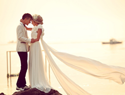 沫夏阳光细腻新鲜浪漫的欧式风格威海摄影婚纱照