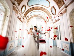 大气典雅女王宫殿摄影欧式风格婚纱照