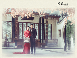 中国风文艺风格甜蜜幸福味道的婚纱摄影