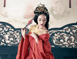 中国风古典美女写真复古风格时尚摄影图片