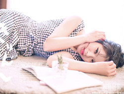 读书的女生 日式文艺写真
